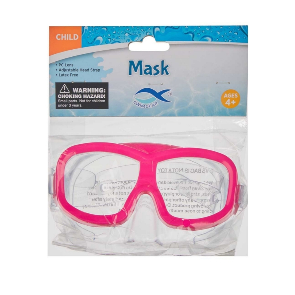 *5/$20* NEW Swimgear Child Mask Nose Cover Wide Vision PC Lens